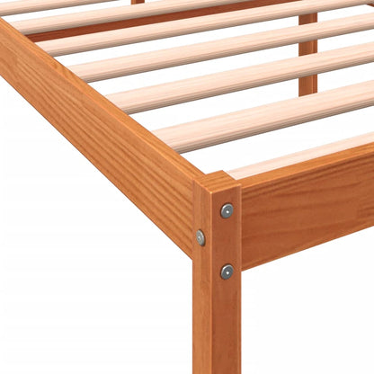 Lit pour personne âgée sans matelas 75x190 cm bois pin massif