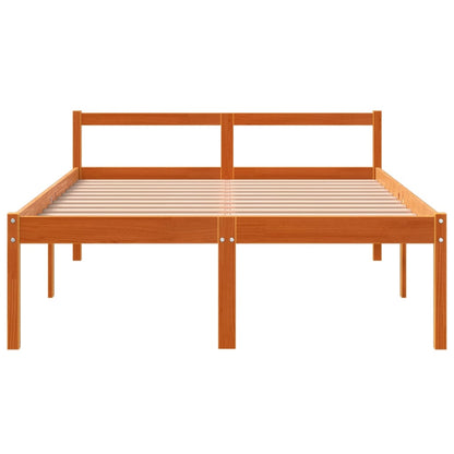 Lit pour personne âgée sans matelas 120x190 cm bois pin massif