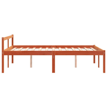 Lit pour personne âgée sans matelas 120x190 cm bois pin massif