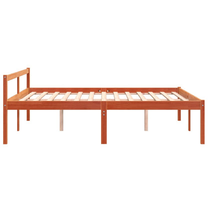 Lit pour personne âgée sans matelas 150x200 cm bois pin massif