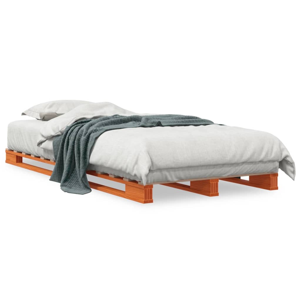 Lit de palette sans matelas 90x200 cm bois de pin massif