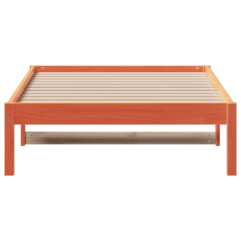 Lit de jour sans matelas cire marron 90x200 cm bois pin massif