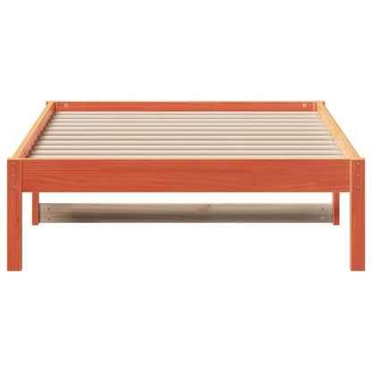 Lit de jour sans matelas cire marron 80x200 cm bois pin massif