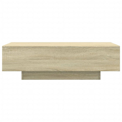 Table basse chêne sonoma 100x49,5x31 cm bois d'ingénierie