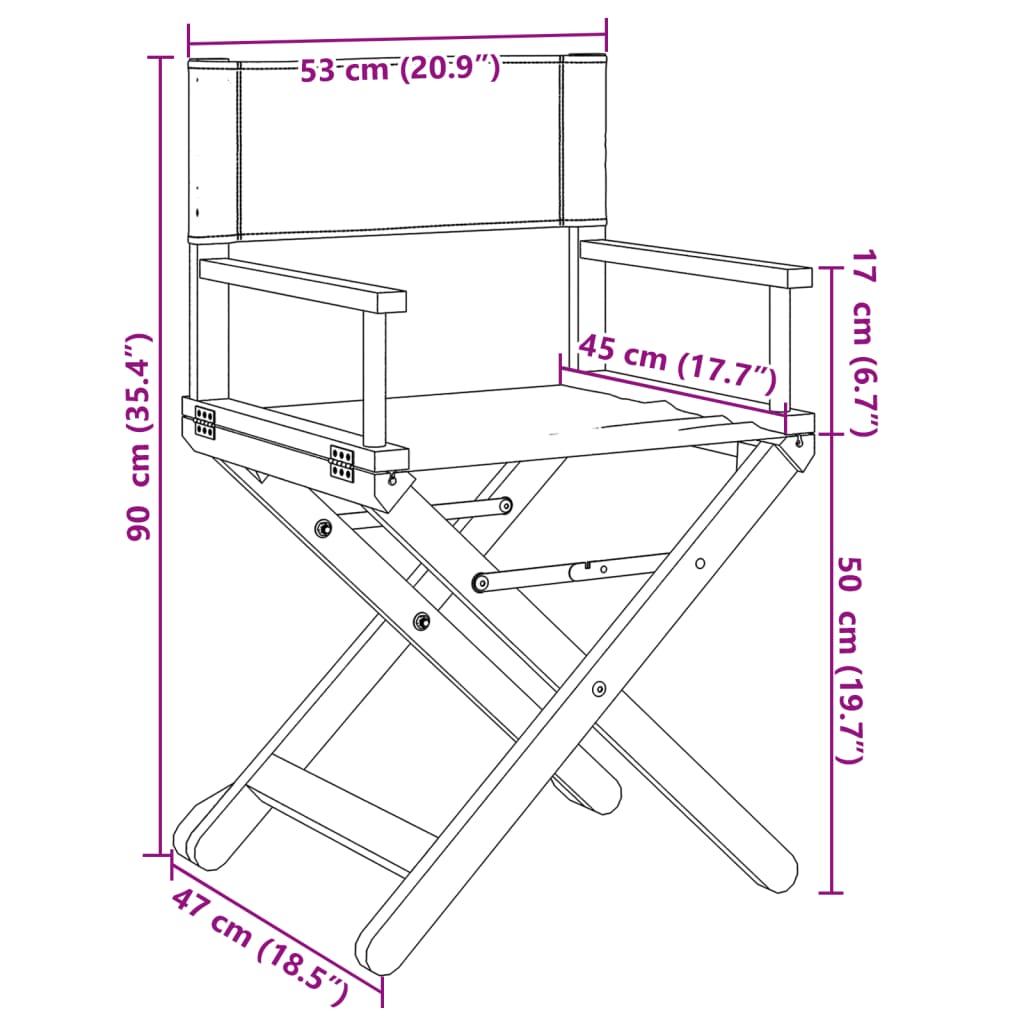 Chaises de jardin pliables lot de 4 gris foncé tissu