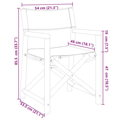 Chaises de jardin pliables lot de 4 blanc crème tissu