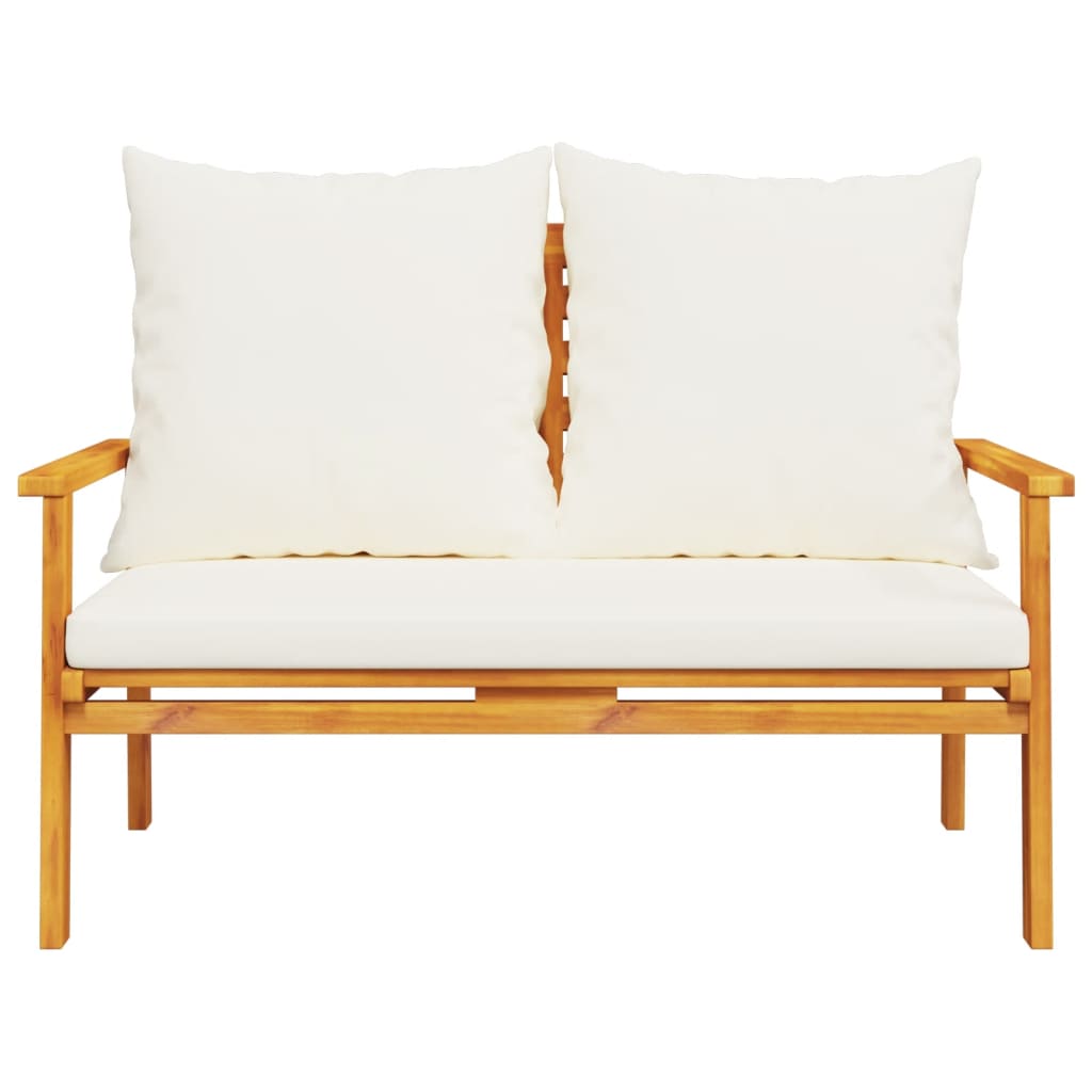 Ensemble de jardin avec coussin bois massif acacia