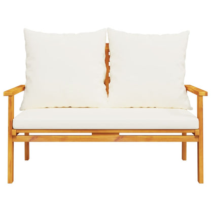 Ensemble de jardin avec coussin bois massif acacia