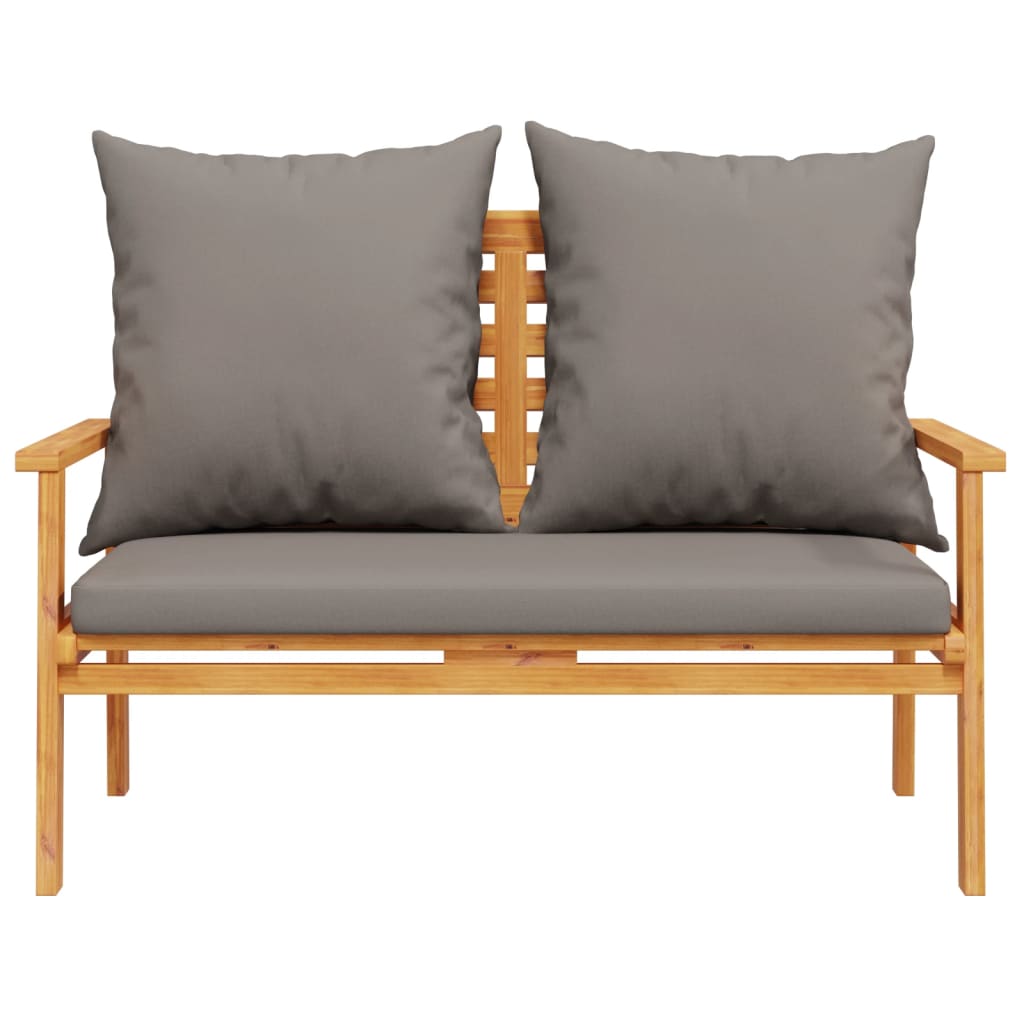 Ensemble de jardin avec coussin bois massif acacia