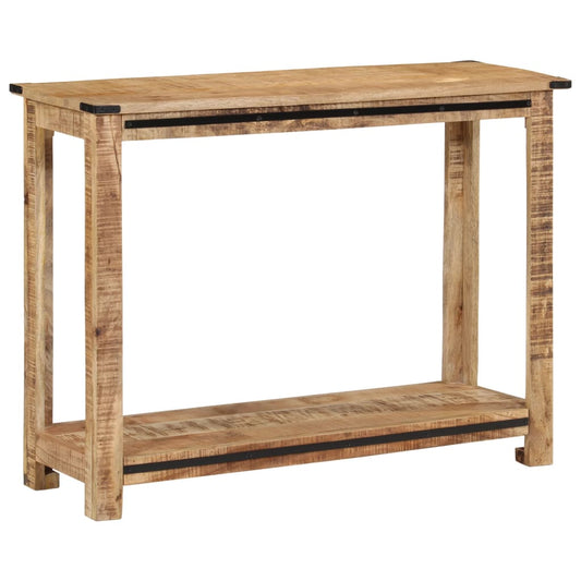 Table console 100x35x75 cm bois de manguier massif