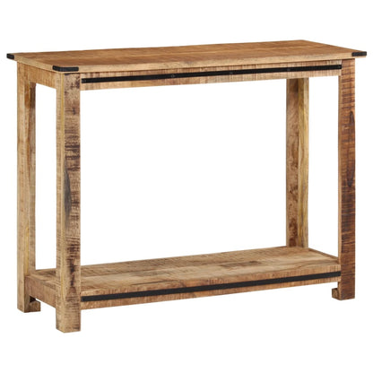 Table console 100x35x75 cm bois de manguier massif