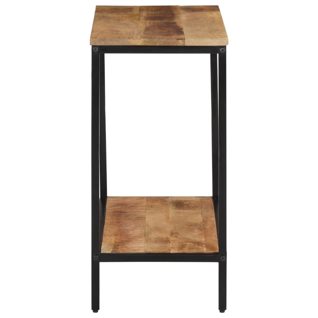 Table console 70x35x70 cm bois de manguier massif brut