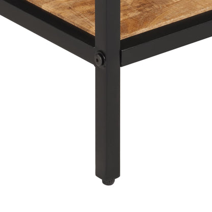 Table console 70x35x70 cm bois de manguier massif brut