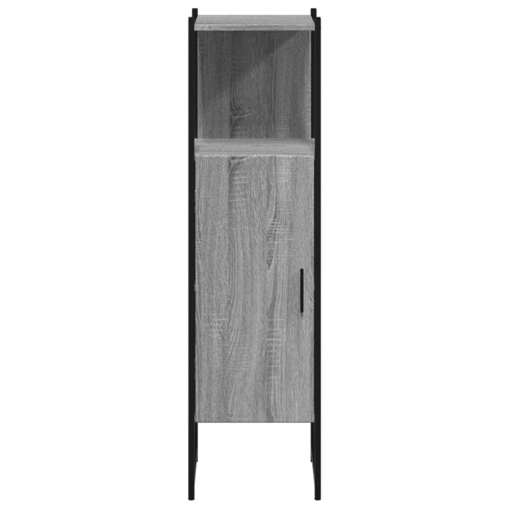 Armoire de salle de bain sonoma gris 33x33x120,5 cm