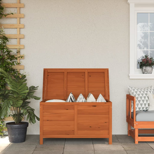 Boîte de rangement de jardin 99x49,5x58,5 cm bois massif sapin