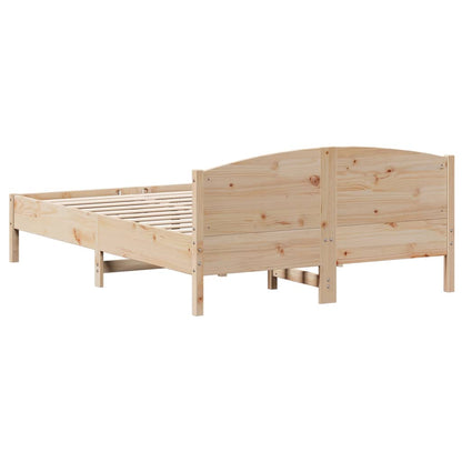 Cadre de lit sans matelas 140x200 cm bois massif de pin