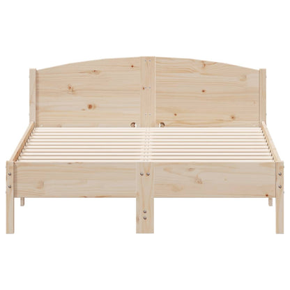 Cadre de lit sans matelas 120x190 cm bois de pin massif