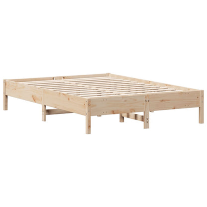 Cadre de lit sans matelas 160x200 cm bois massif de pin