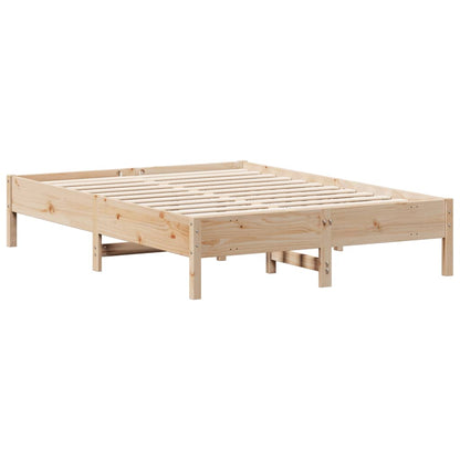 Cadre de lit sans matelas 120x190 cm bois de pin massif