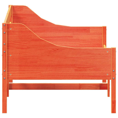 Lit de jour sans matelas cire marron 80x200 cm bois pin massif