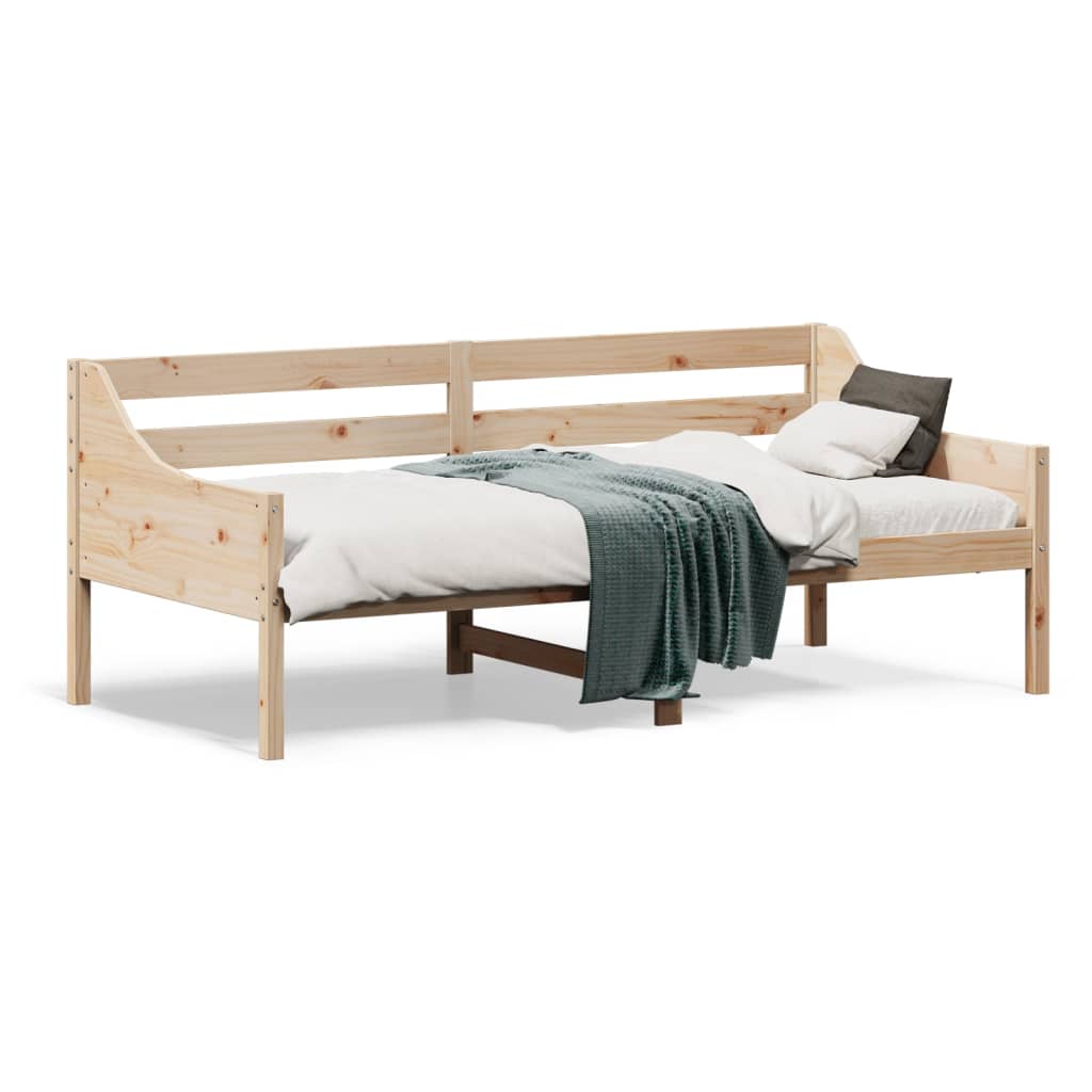 Lit de jour sans matelas 90x190 cm bois de pin massif