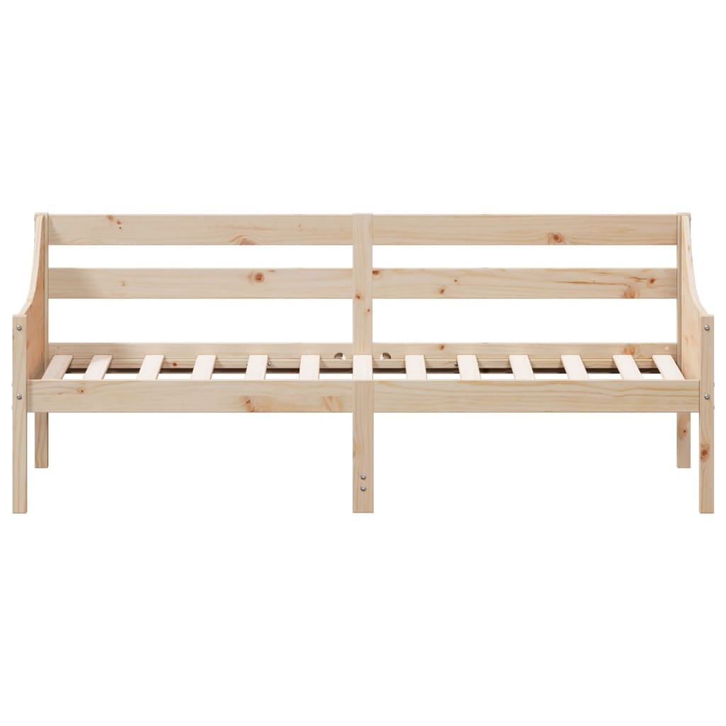 Lit de jour sans matelas 90x190 cm bois de pin massif