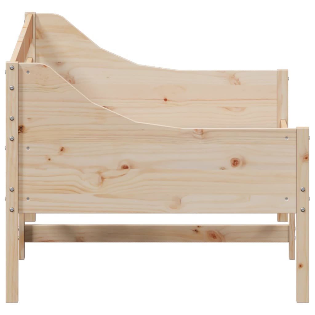 Lit de jour sans matelas 90x190 cm bois de pin massif