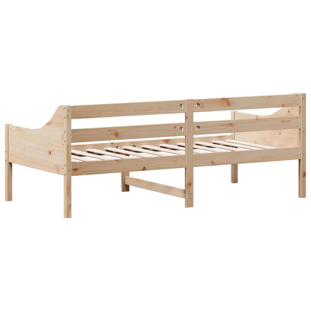 Lit de jour sans matelas 90x190 cm bois de pin massif