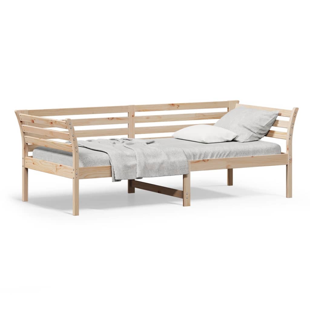 Lit de jour sans matelas 80x200 cm bois de pin massif