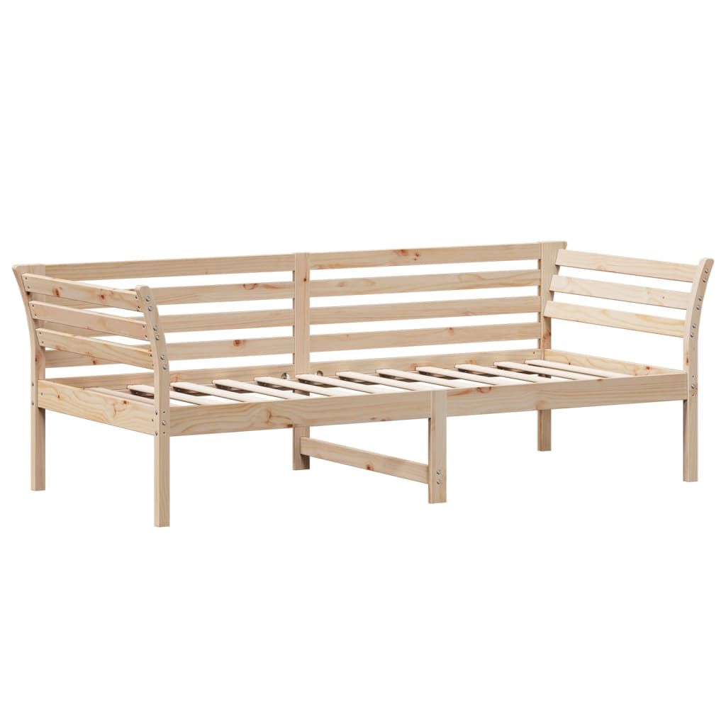 Lit de jour sans matelas 80x200 cm bois de pin massif