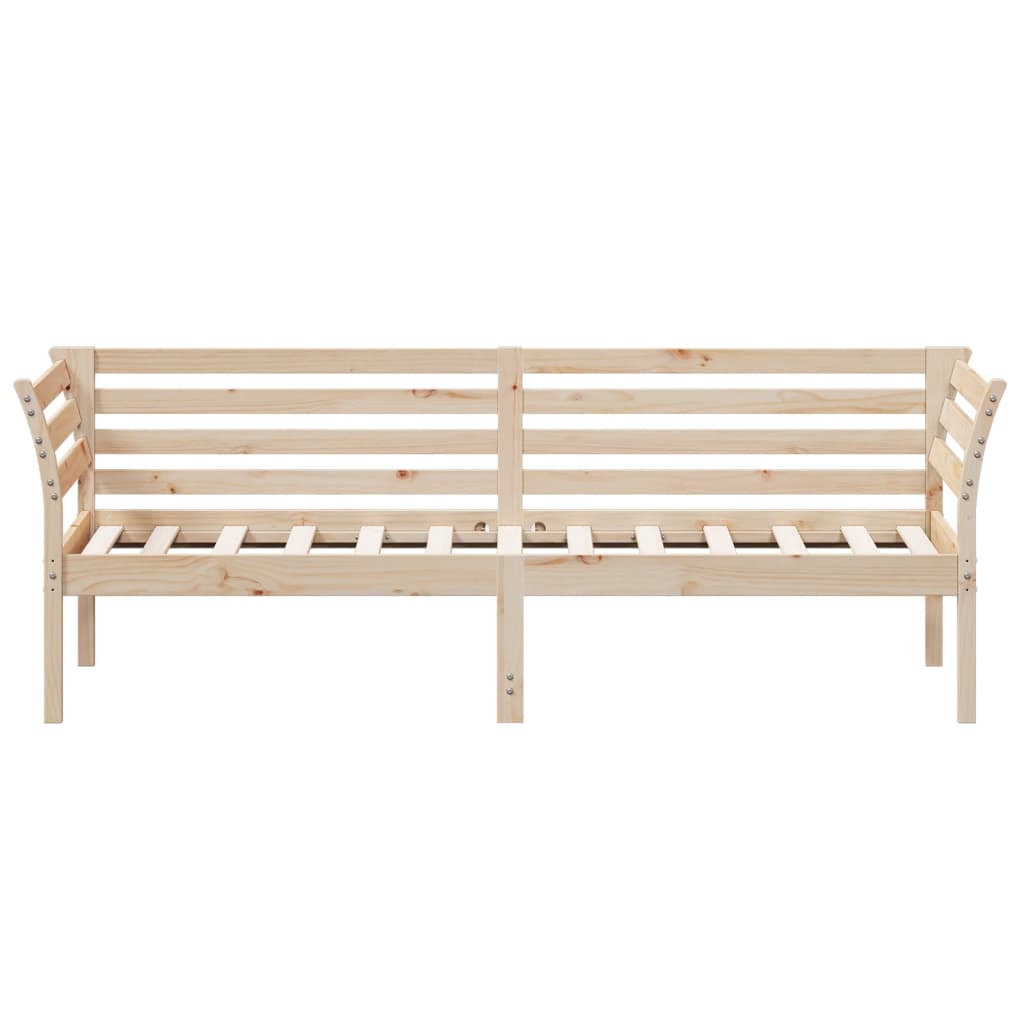 Lit de jour sans matelas 80x200 cm bois de pin massif