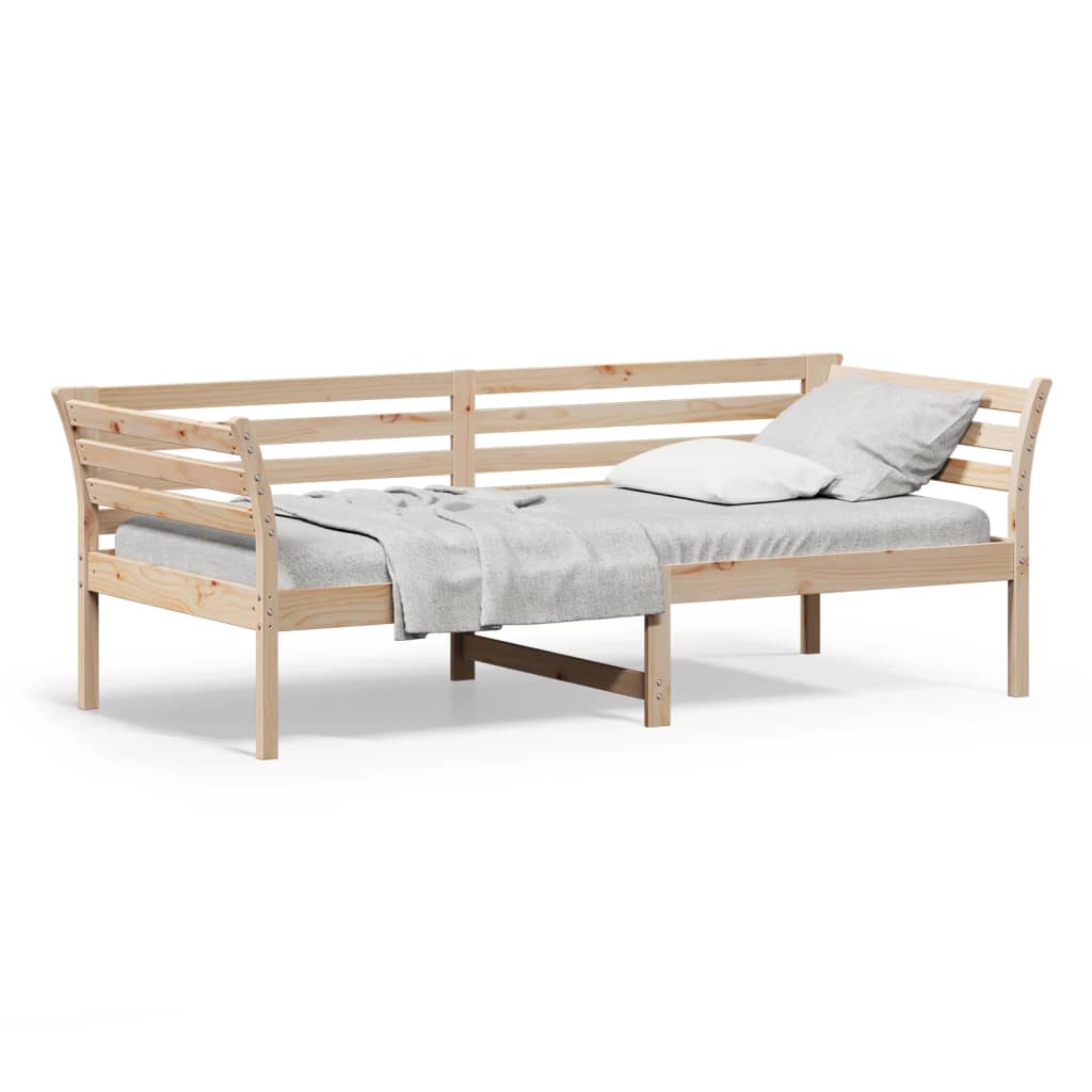 Lit de jour sans matelas 90x200 cm bois de pin massif