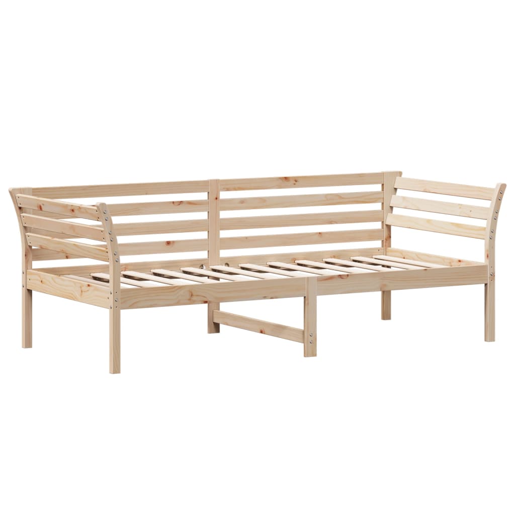 Lit de jour sans matelas 90x200 cm bois de pin massif