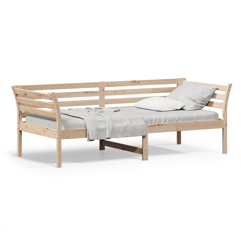 Lit de jour sans matelas 100x200 cm bois de pin massif