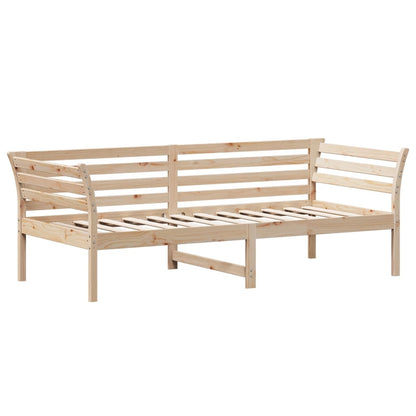 Lit de jour sans matelas 100x200 cm bois de pin massif