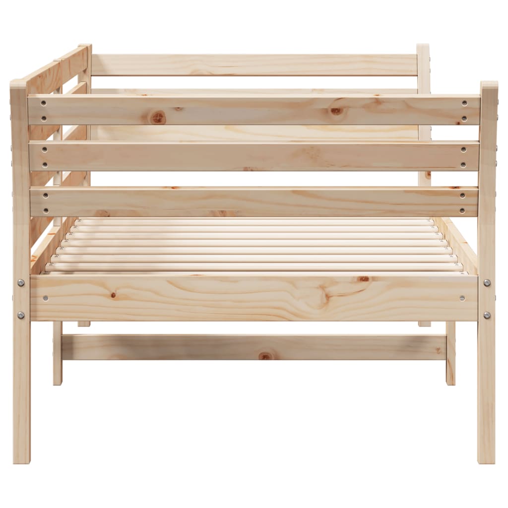 Lit de jour sans matelas 90x190 cm bois de pin massif