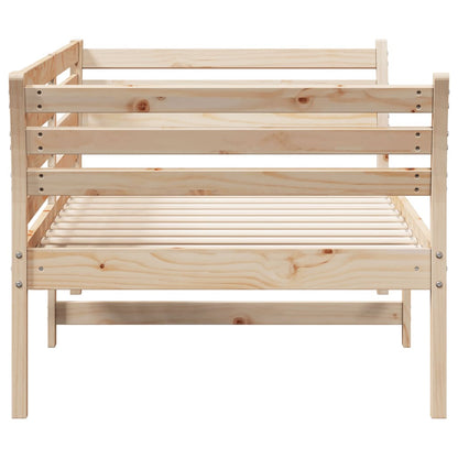 Lit de jour sans matelas 90x190 cm bois de pin massif