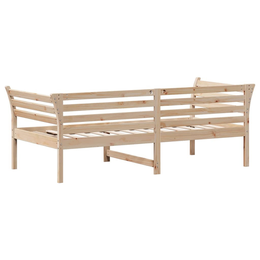 Lit de jour sans matelas 90x190 cm bois de pin massif