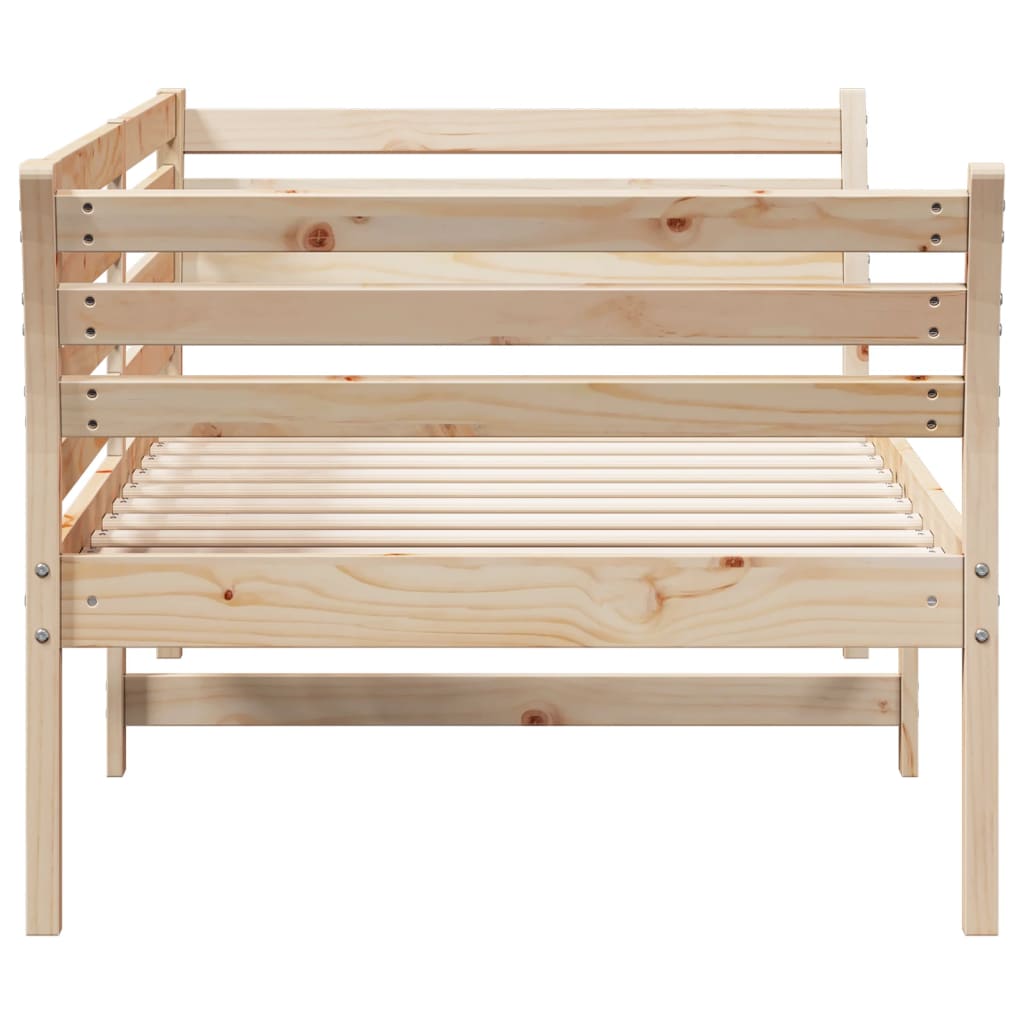 Lit de jour sans matelas 75x190 cm bois de pin massif