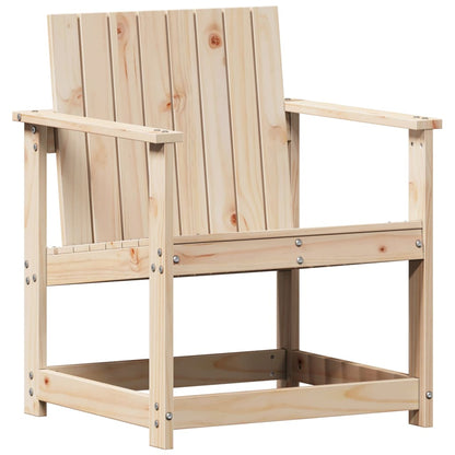 Salon de jardin 3 pcs bois massif de pin