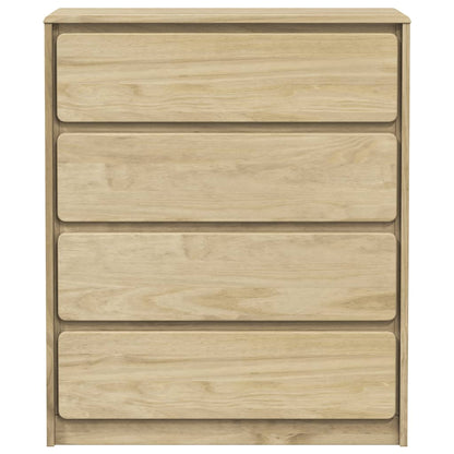 Commode SAUDA chêne 76,5x39x91 cm bois de pin massif