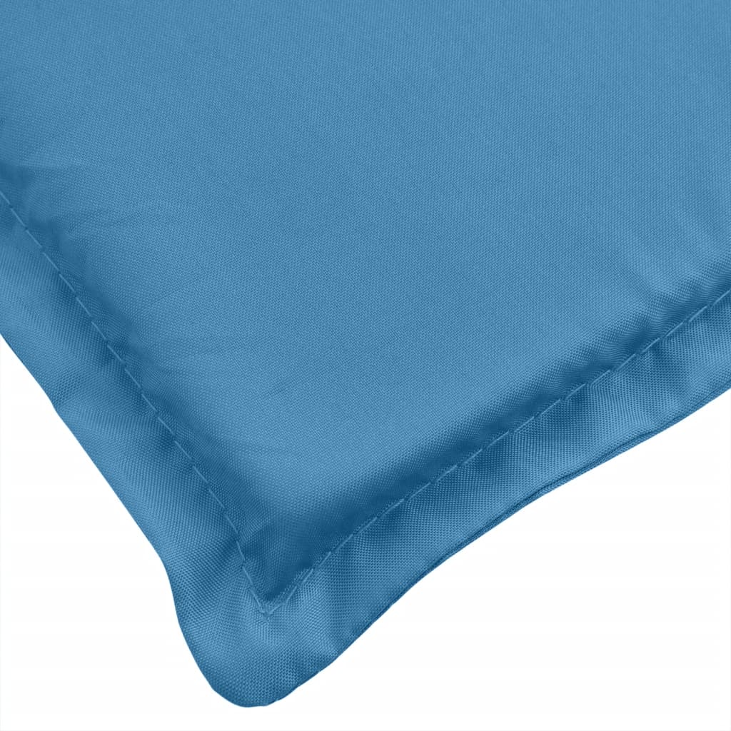 Coussins de chaise à dossier bas lot de 6 bleu mélangé tissu