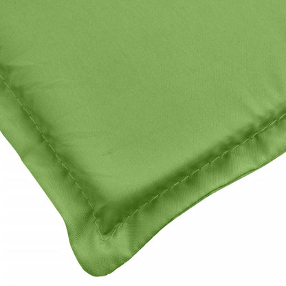 Coussin de chaise longue vert mélangé 200x60x4 cm tissu