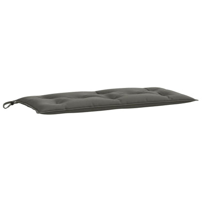 Coussin de banc de jardin gris foncé mélangé 100x50x7 cm tissu