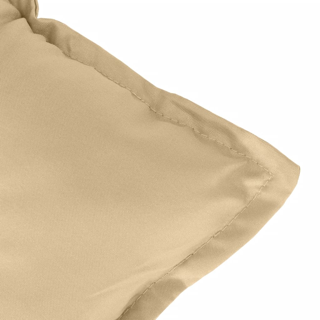 Coussin de banc de jardin beige mélangé 100x50x7 cm tissu