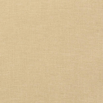 Coussin de banc de jardin beige mélangé 100x50x7 cm tissu