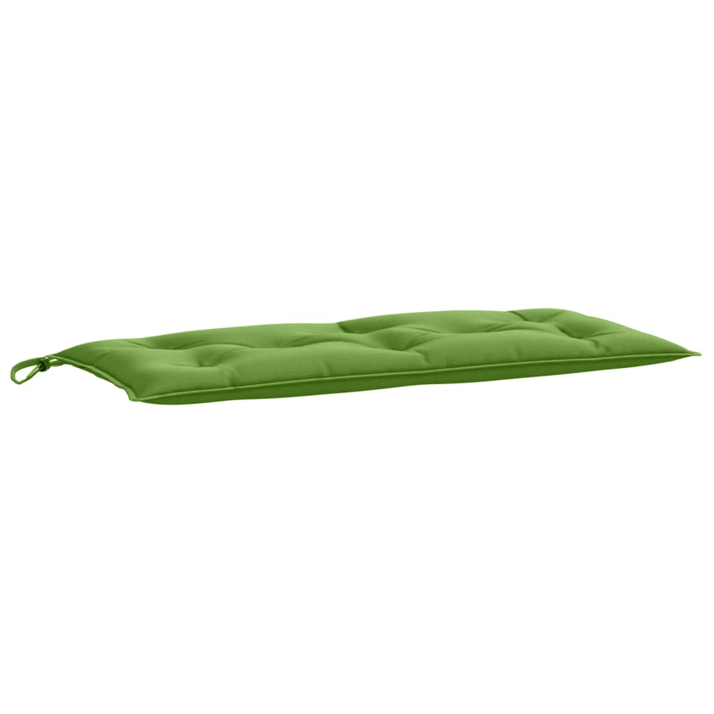 Coussin de banc de jardin vert mélangé 100x50x7 cm tissu