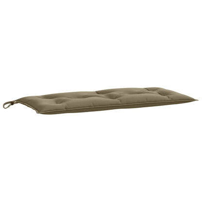 Coussin de banc de jardin taupe mélangé 100x50x7 cm tissu