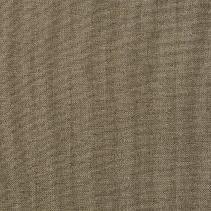 Coussin de banc de jardin taupe mélangé 100x50x7 cm tissu