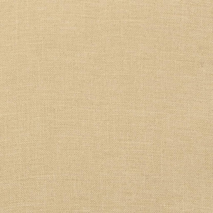 Coussin de banc de jardin beige mélangé 120x50x7 cm tissu